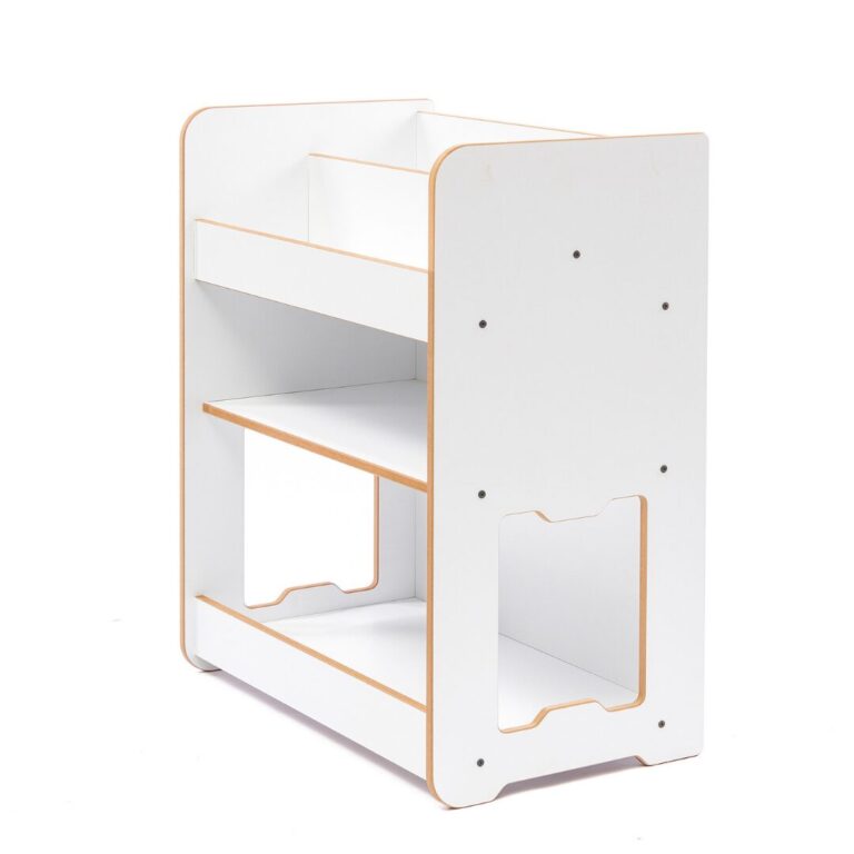 Seagull boekenrek met 3 niveaus in wit | Scandinavisch design voor 4-6 jaar - galeriefoto 2 | Cozy Collections