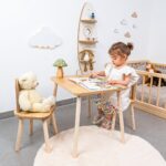 Tafelset met 2 stoeltjes haas van natuurhout | Design Bunny - galeriefoto 3 | Cozy Collections
