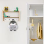 Kinderwandrek met haken | Montessori Crane van natuurhout en wit - galeriefoto 1 | Cozy Collections