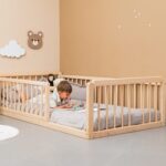 Montessori bed van beukenhout met uitvalbeveiliging - galeriefoto 5 | Cozy Collections