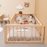 Montessori bed van beukenhout met uitvalbeveiliging - galeriefoto 6 | Cozy Collections
