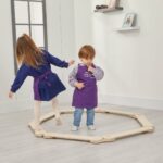 Modulaire evenwichtsbalk van natuurhout | 6-delige Montessori-set voor motoriek, 2-8 jaar - galeriefoto 1 | Cozy Collections