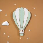 LED-wandlamp luchtballon Cappadocië van handgeschilderd hout in pastelkleuren - galeriefoto 5 | Cozy Collections