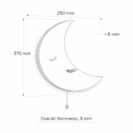 LED-wandlamp zon met handgeschilderde houten krans - Afbeelding 7